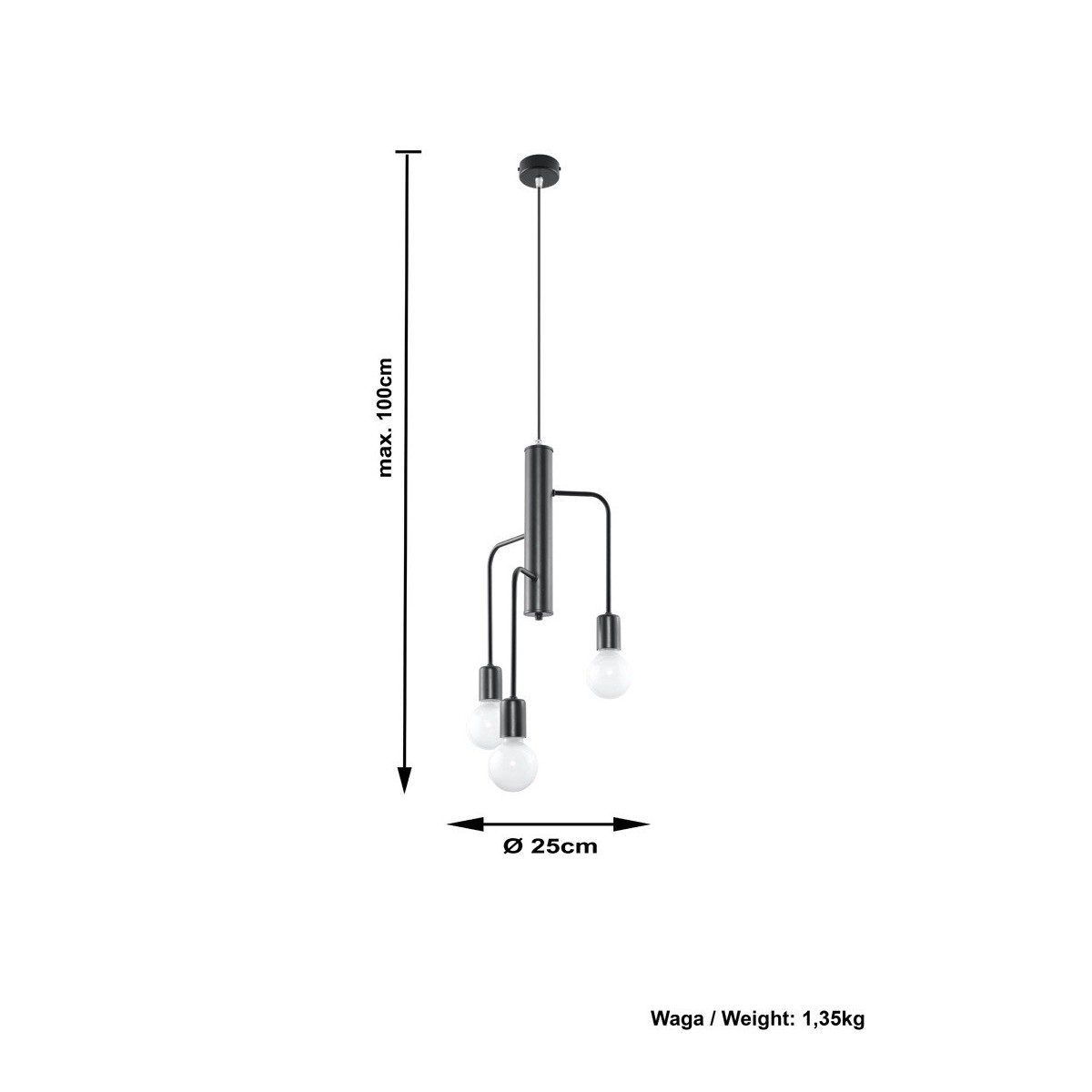 SOLLUX LIGHTING DUOMO 3M - SL.0302