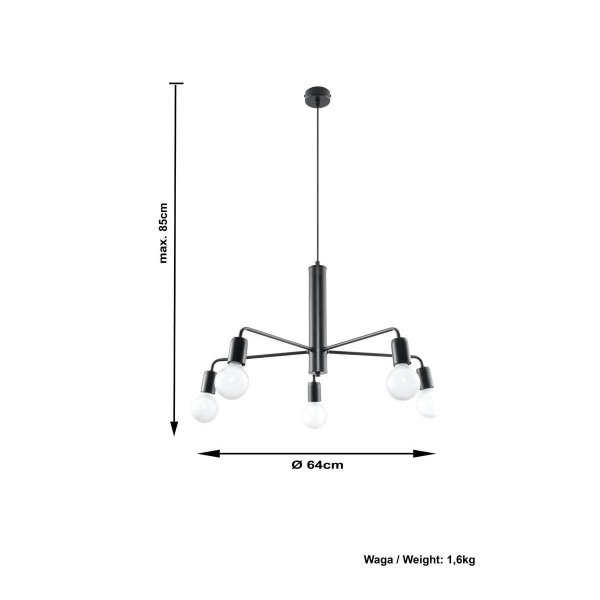 SOLLUX LIGHTING DUOMO 5 - SL.0304