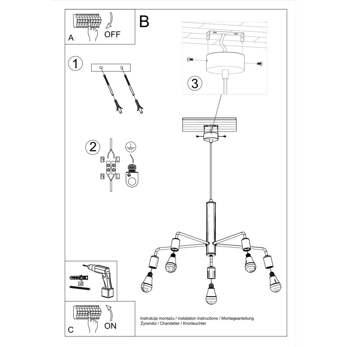SOLLUX LIGHTING DUOMO 5 - SL.0304