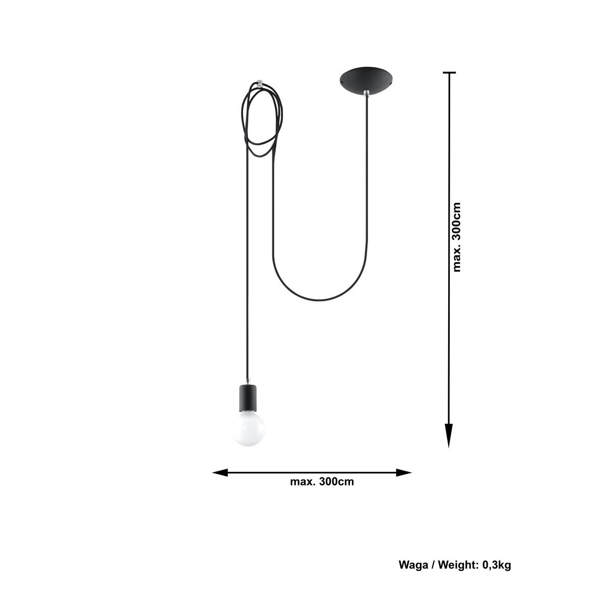 SOLLUX LIGHTING EDISON 1 LONG - SL.0369