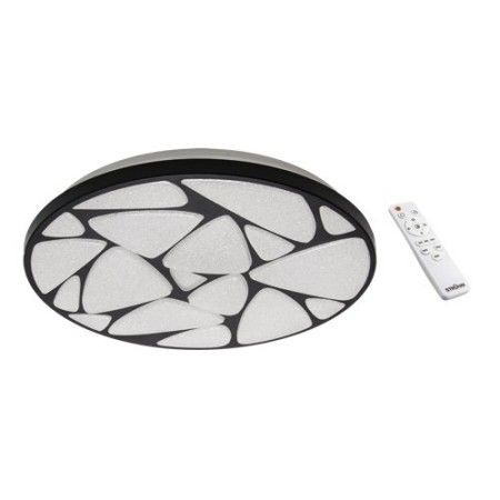 Plafon LED z pilotem - 48W/3000+4000+6500K/3000lm - Mineral - z drobinkami IP44