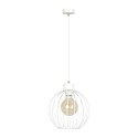 biała - metalowa lampa wisząca Emibig PINETA 1A WHITE 560/1A