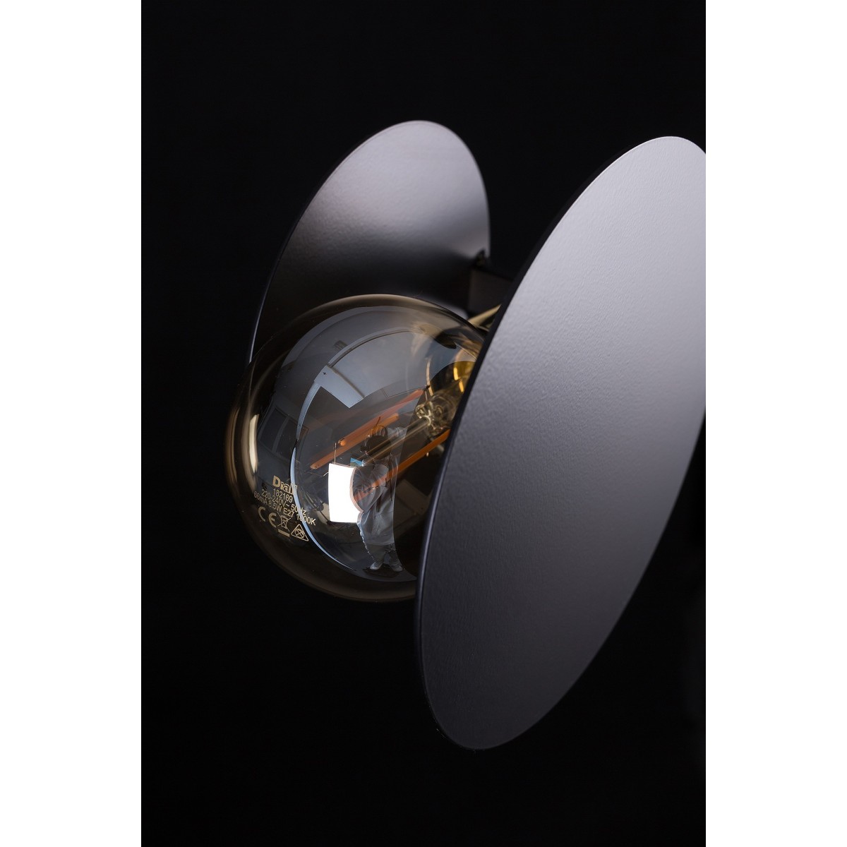 biała - szklano - metalowa lampa przysufitowa Emibig MINERVA 2 WHITE 613/2