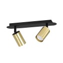 czarna - metalowa lampa przysufitowa Emibig ZEN 2 BLACK 622/2