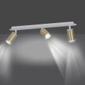 biała - metalowa lampa przysufitowa Emibig ZEN 3 WHITE 623/3