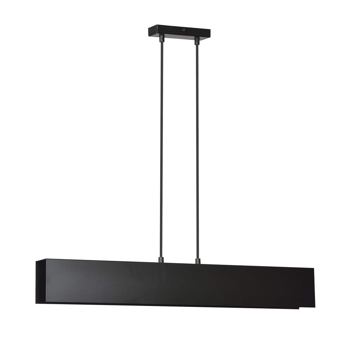 czarna - metalowa lampa wisząca Emibig GENTOR 3 BLACK 672/3