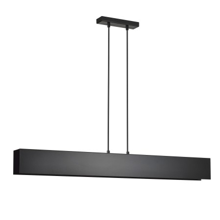 czarna - metalowa lampa wisząca Emibig GENTOR 4 BLACK 672/4