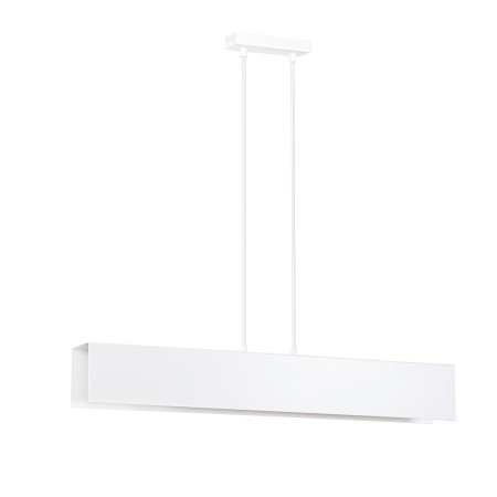 biała - metalowa lampa wisząca Emibig GENTOR 4 WHITE 673/4