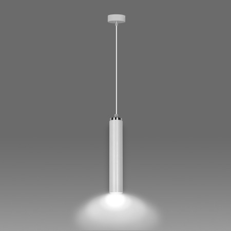 biała - metalowa lampa wisząca Emibig LUNA 1 WHITE 955/1
