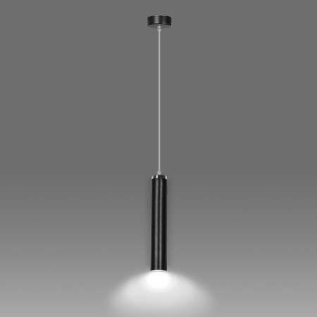 czarna - metalowa lampa wisząca Emibig LUNA 1 BLACK 956/1