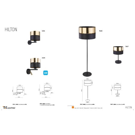 TK-Lighting HILTON 5465