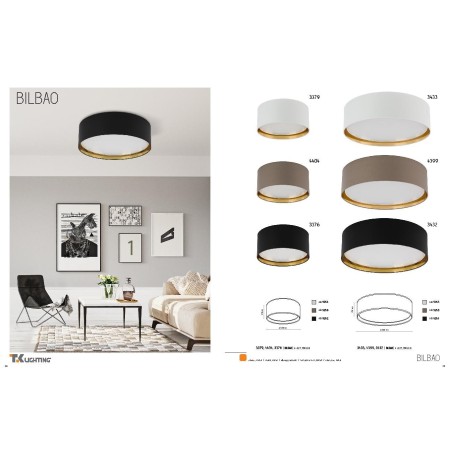 TK-Lighting BILBAO 3433