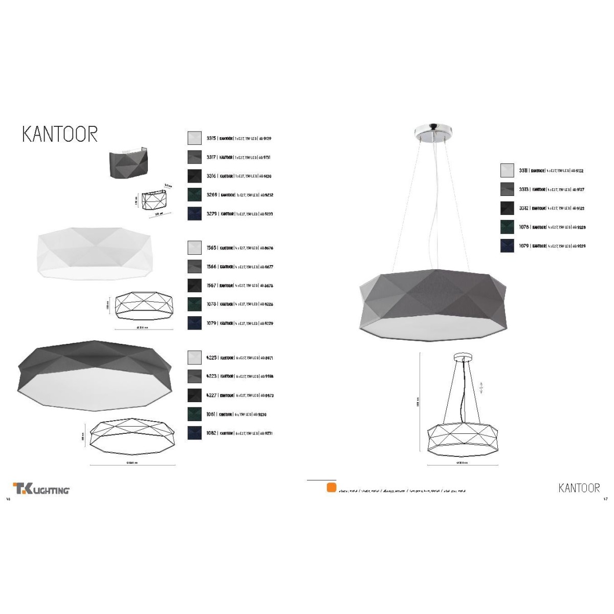 TK-Lighting KANTOOR 1565