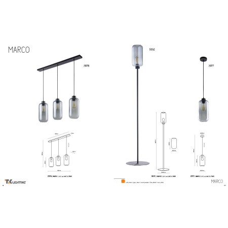TK-Lighting MARCO 2077