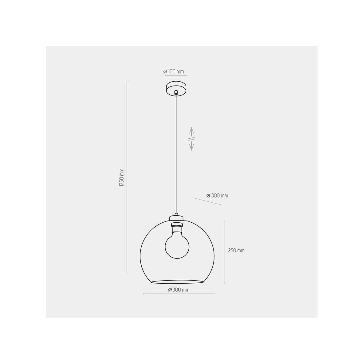 TK-Lighting CUBUS GRAPHITE 4292