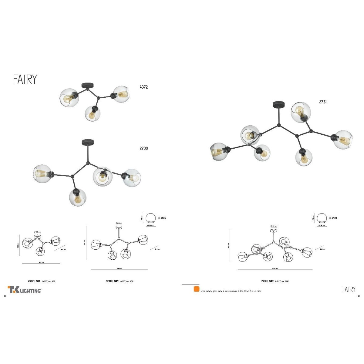 TK-Lighting FAIRY 2730