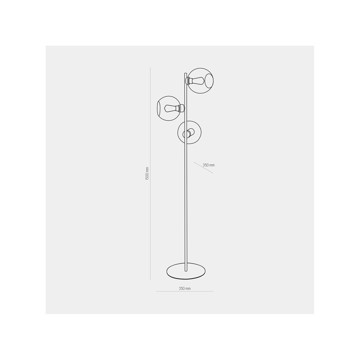 TK-Lighting CUBUS GRAPHITE 5239