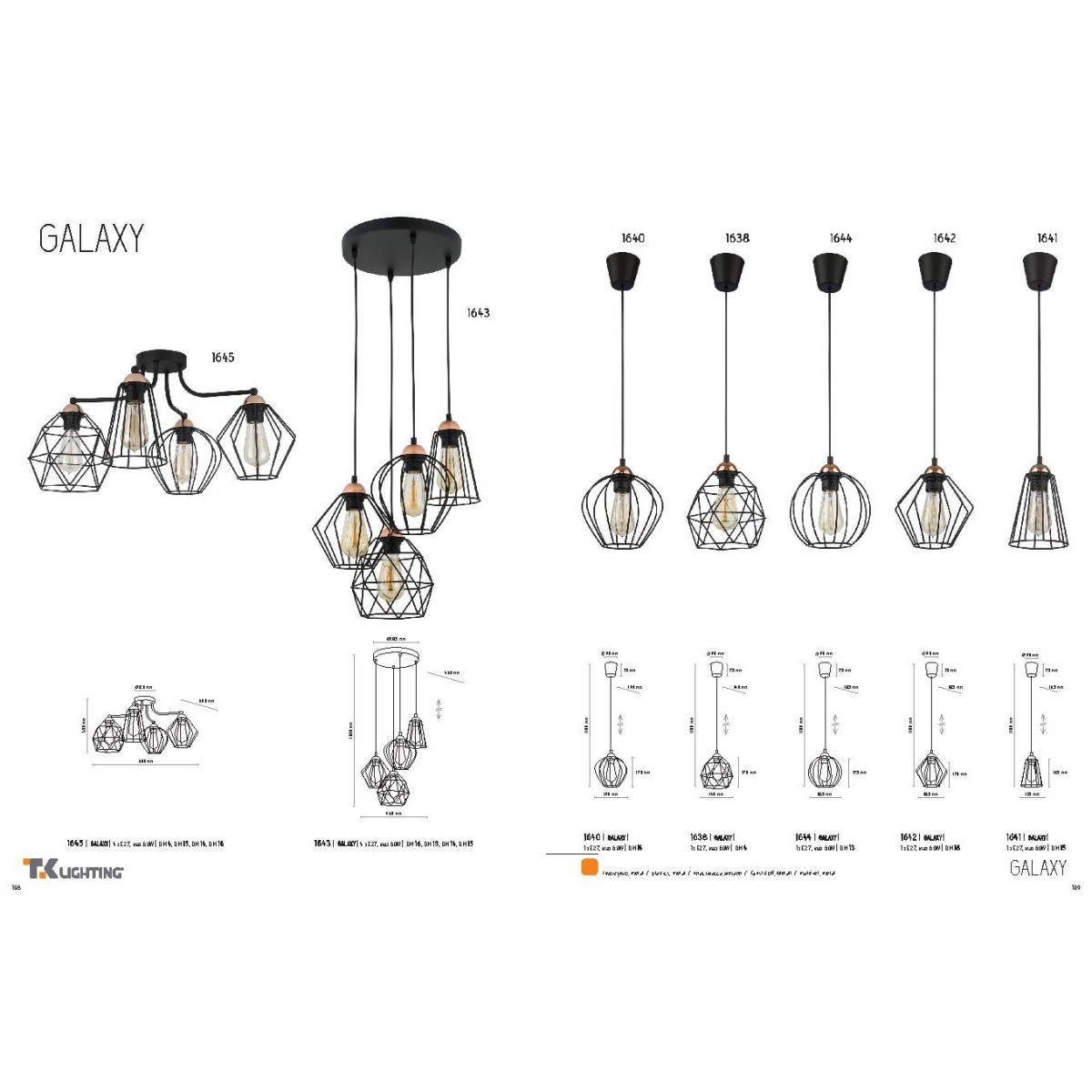 TK-Lighting GALAXY 1644