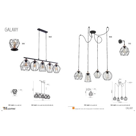 TK-Lighting GALAXY 1646