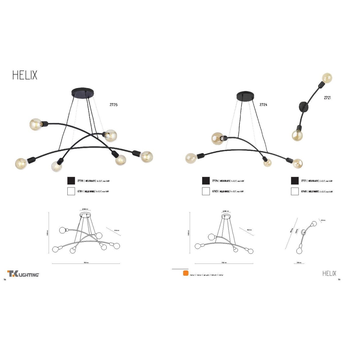 TK-Lighting HELIX 2724