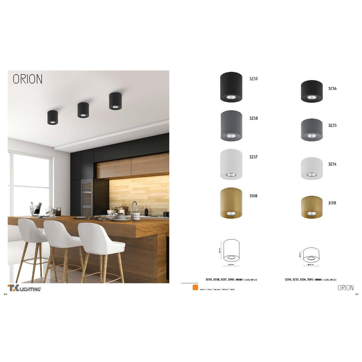 TK-Lighting ORION 3234