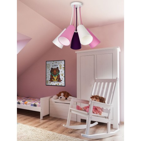 Lampa sufitowa TK-Lighting WIRE TKL1711 kolor - multikolor - orzech styl Nowoczesny