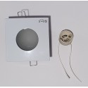Oprawa do wbudowania podtynkowa IP44 białe, kwadratowa - oczko wpuszczane do łazienki kwadratowe XOH35W - 1 x GU10
