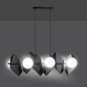 Designerskia, czarna lampa wisząca Emibig DRIFTON 6 BLACK  EM636/6