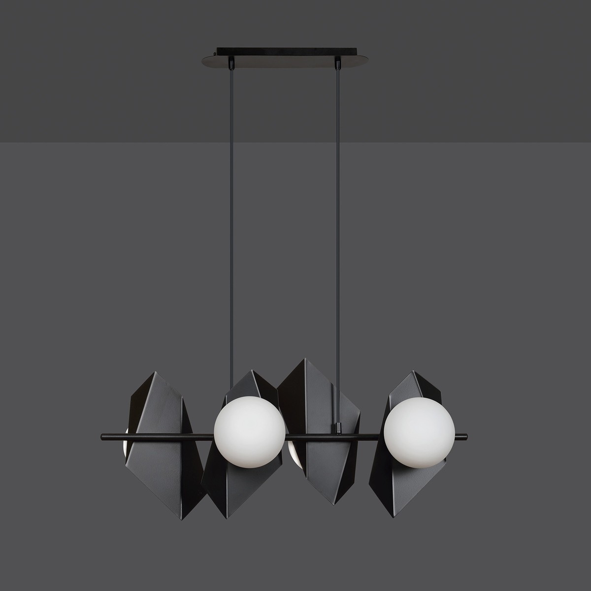 Designerskia lampa wisząca Emibig DRIFTON 4 BLACK EM636/4