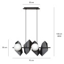 Designerskia lampa wisząca Emibig DRIFTON 4 BLACK EM636/4