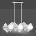 Designerskia, biała lampa wisząca Emibig DRIFTON 6 WHITE EM637/6