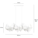 Designerskia, biała lampa wisząca Emibig DRIFTON 6 WHITE EM637/6