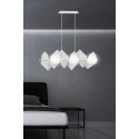 Designerskia, biała lampa wisząca Emibig DRIFTON 6 WHITE EM637/6