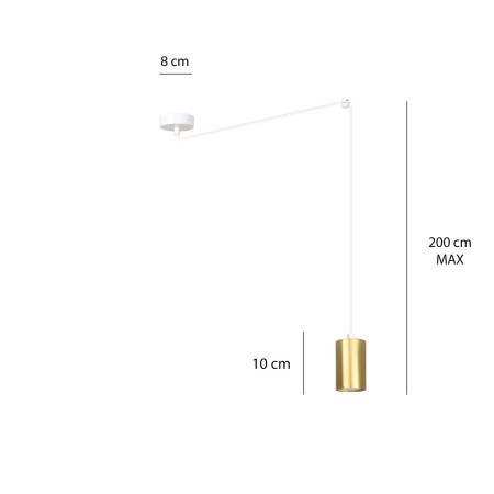 Emibig TRAKER 1 WH/GOLD EM527/1