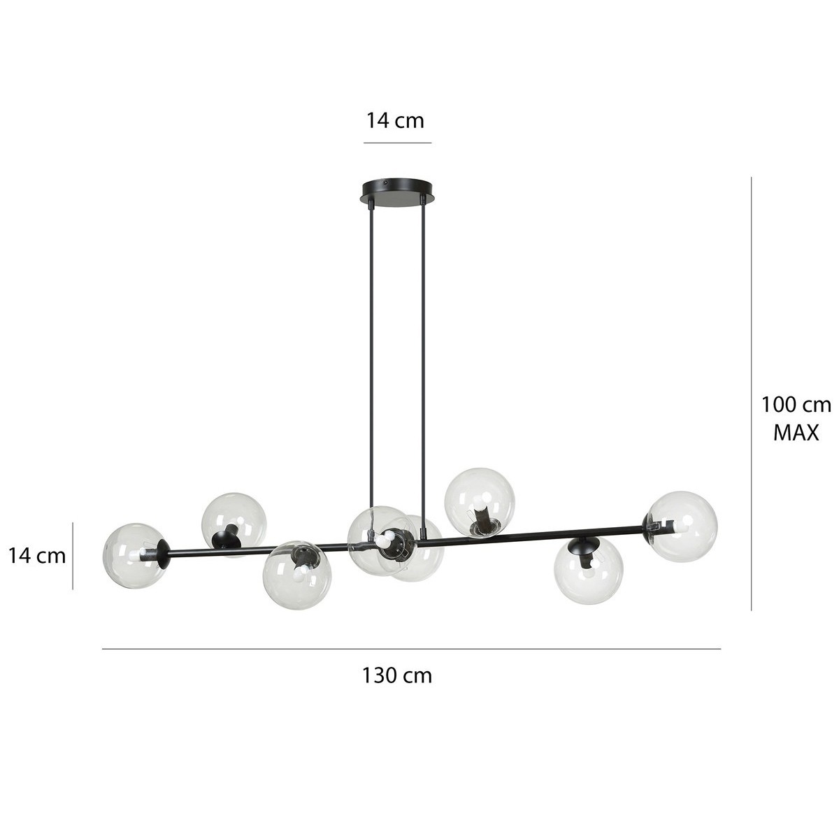 Emibig ROSSI 8 BL/TRANSPARENT EM874/8