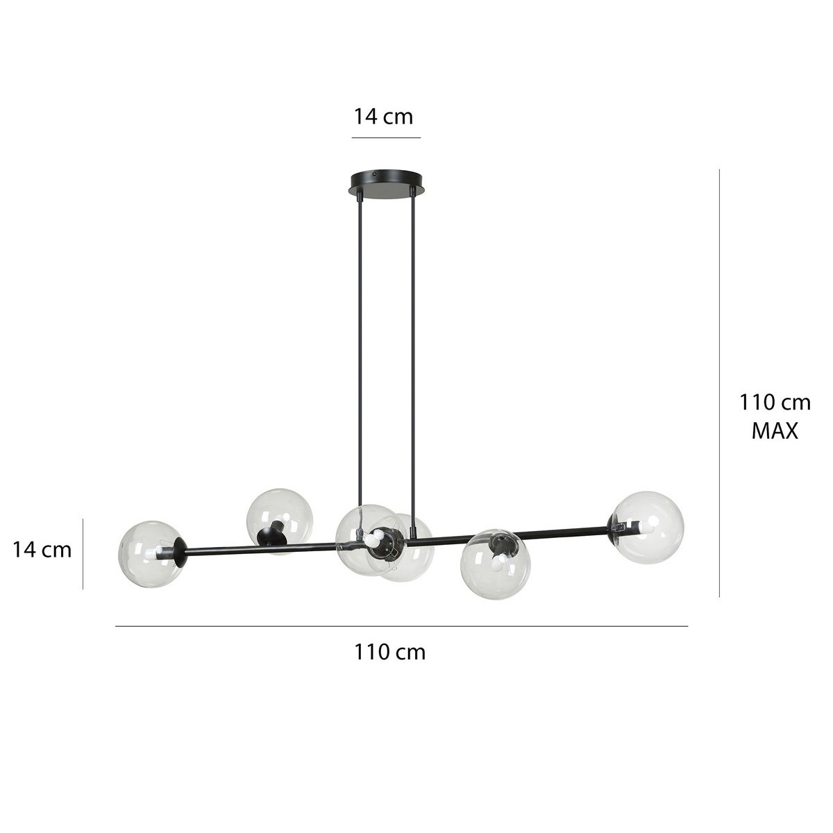 Emibig ROSSI 6 BL/TRANSPARENT EM874/6