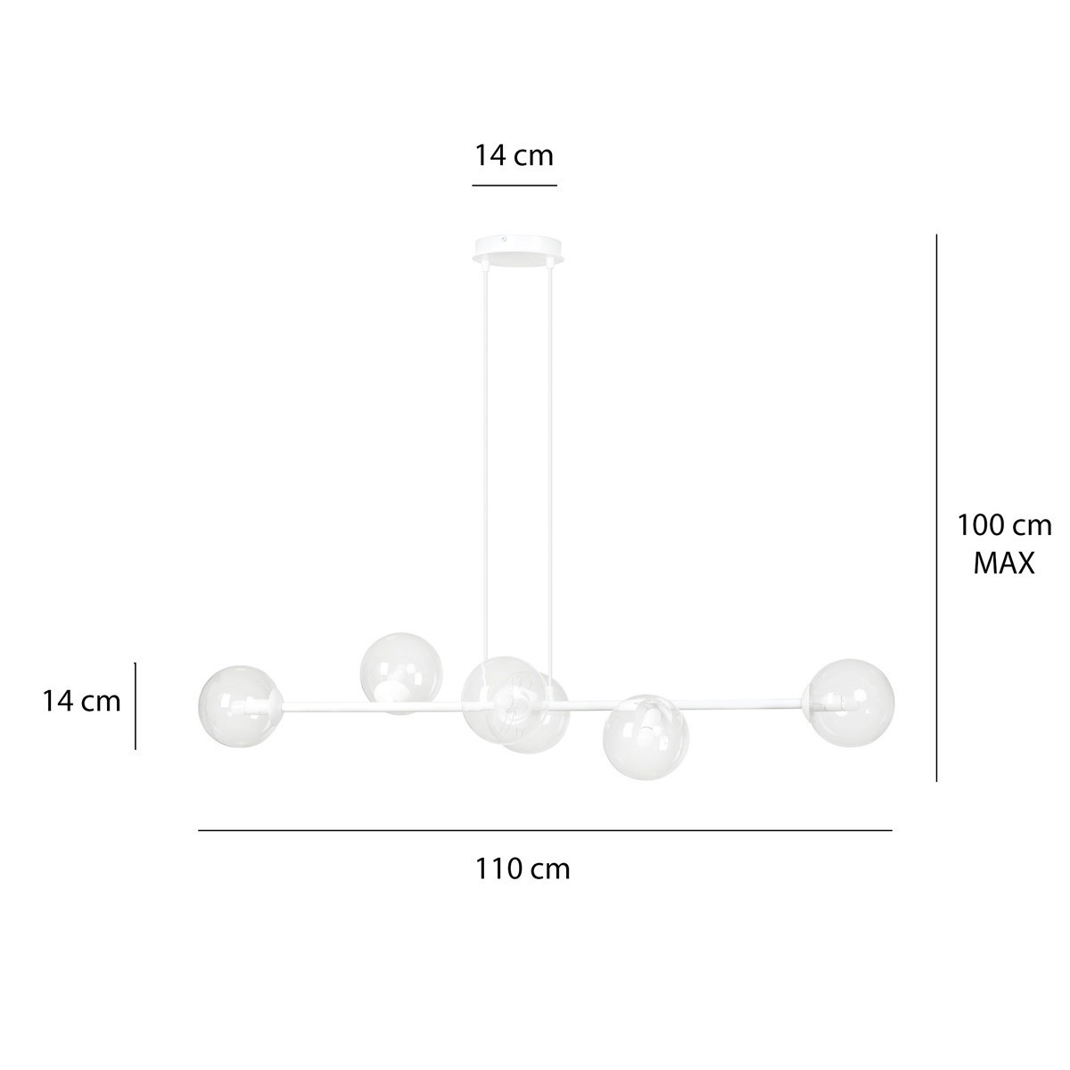 Emibig ROSSI 6 WHITE/TRANSPARENT EM877/6