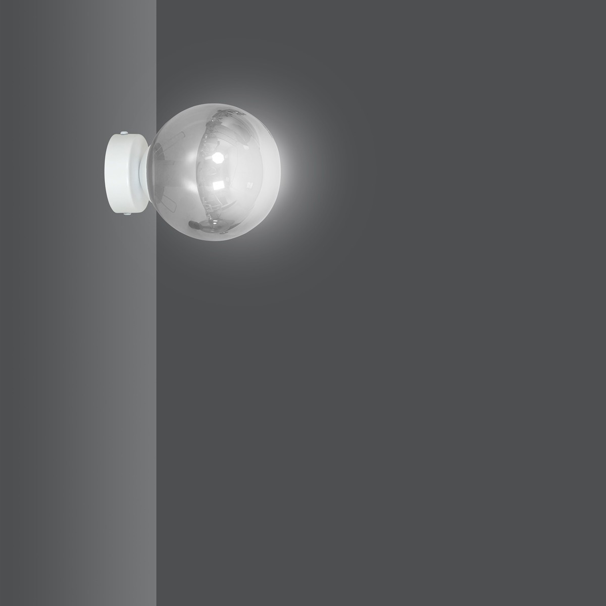 biały kinkiet Emibig ROSSI K1 EM878/K1