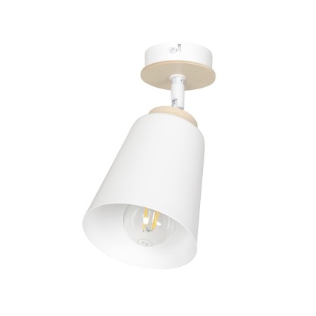 biała lampa przysufitowa Emibig ATLAS 1 WHITE  EM724/1