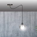 czarna lampa wisząca Emibig GIGI 1BLACK  EM937/1