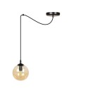czarna wisząca lampa Emibig GIGI 1 BLACK EM938/1