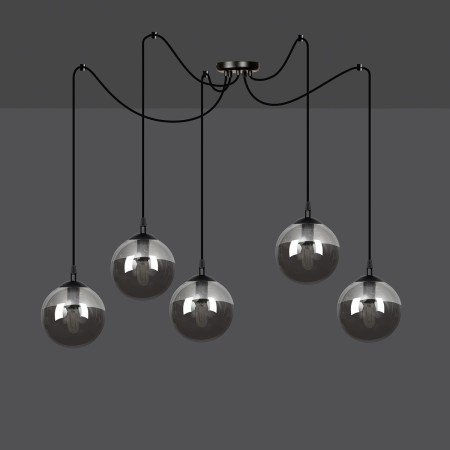 lampa wisząca Emibig GIGI 5 BLACK  EM937/5