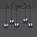 lampa wisząca Emibig GIGI 5 BLACK  EM937/5