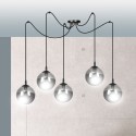 lampa wisząca Emibig GIGI 5 BLACK  EM937/5