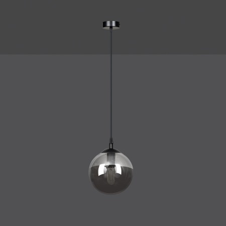 czarna lampa wisząca Emibig COSMO 1 BLACK  EM712/1