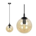 czarna lampa wisząca Emibig COSMO 1 BLACK EM713/1