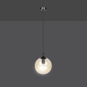 czarna lampa wisząca Emibig COSMO 1 BLACK EM713/1