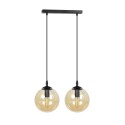czarna wisząca lampa Emibig COSMO 2  BLACK EM713/2