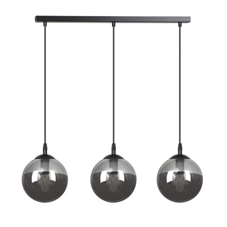czarna wisząca lampa Emibig COSMO 3 BLACK  EM712/3
