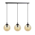 czarna lampa wisząca Emibig COSMO 3 BLACK EM713/3